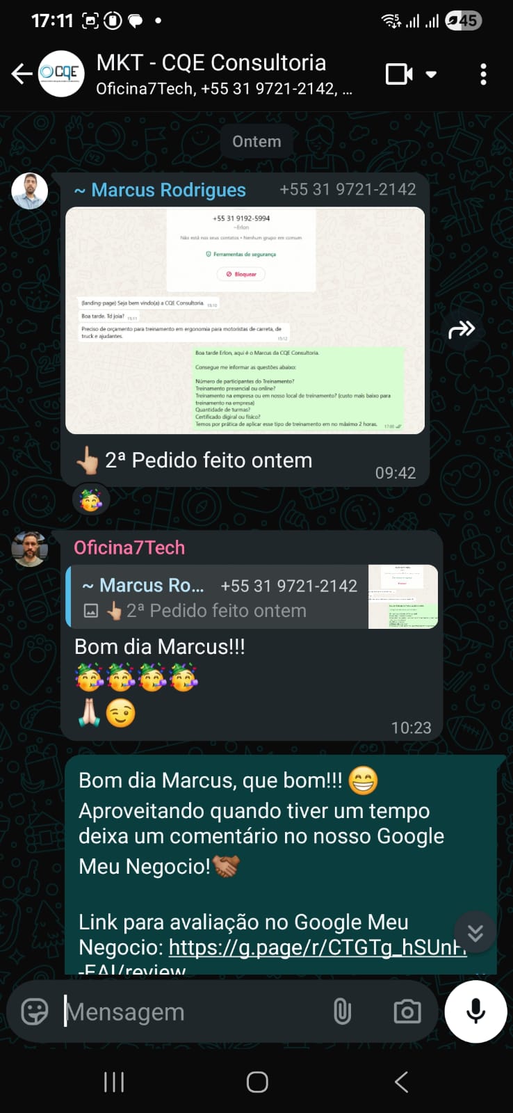Exemplo de resultado 2